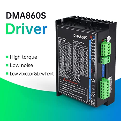  Stepper Motor Driver RATTMMOTOR DMA860S CNC Digital Controller 4,6,8-Wire 2-Phase for CNC Router
| MAX 8.2A Stepper Mot