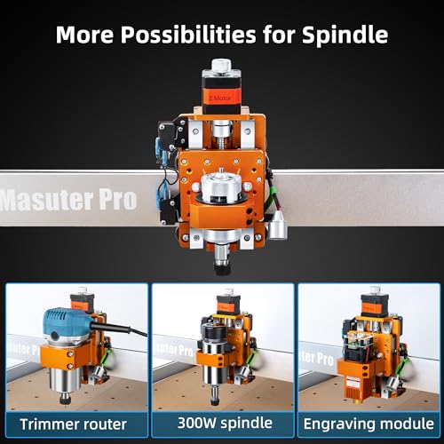 FoxAlien Master Pro CNC Router Machine - Upgraded 3-Axis Metal Milling Machine for Wood and Acrylic Cutting
| FoxAlien